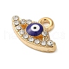 Alloy Enamel Rhinestone Glass Pendants X1-ENAM-U003-02G-05-2