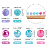 Colorful Acrylic Kid Chunky Beads Sets DIY-WH0257-51-5