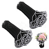 Gorgecraft 2 Bags Organza Flower Wrapping Bouquet Paper DIY-GF0009-26C-1