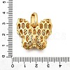 Brass Micro Pave Cubic Zirconia Pendants KK-C094-03G-3