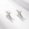 S925 Sterling Silver Star Stud Earrings GP7830-4