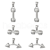 6Pcs 3 Styles 304 Stainless Steel Pendants STAS-CJ0002-50-1