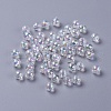 Eco-Friendly Transparent Acrylic Beads PL733-2-3