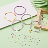 DIY Letter & Seed Beads Jewelry Set Making Kit DIY-YW0005-44-7