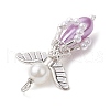 ABS Plastic Imitation Pearl Pendants PALLOY-JF03659-02-5