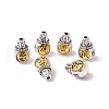 Chakra Rack Plating Tibetan Style Alloy 3-Hole Guru Beads PALLOY-H126-01-1