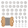 Crafans DIY Initial Link Bracelet Making Kit DIY-CF0001-22-1