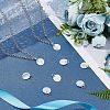 SUPERFINDINGS 100Pcs Brass Stamping Blank Tag Charms KK-FH0002-60S-4
