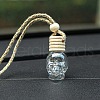 Skull Glass Empty Refillable Car Perfume Bottle PW-WG11FDA-02-2