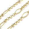 304 Stainless Steel Rhombus with Rolo Chains CHS-R020-07G-01-1