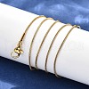 304 Stainless Steel Snake Chain Necklaces NJEW-M124-11G-2