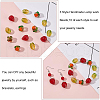 BENECREAT 30Pcs 3 Style Handmade Lampwork Beads LAMP-BC0001-01-4