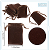 Beebeecraft Velvet Jewelry Drawstring Gift Bags ABAG-BBC0001-10A-03-2
