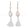 304 Stainless Steel Shell Dangle Earrings EJEW-JE06405-2