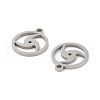 Non-Tarnish 316 Surgical Stainless Steel Charms STAS-C096-11H-P-2