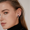 FIBLOOM 60Pcs Wood Stud Earrings Finding EJEW-FI0003-33D-7