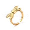 Brass Adjustable Cuff Open Rings for Women RJEW-Z097-03G-02-2