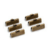 Iron Ribbon Crimp Ends IFIN-S008-AB-NF-1