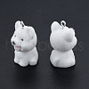 Opaque Resin Pendants RESI-T053-19-2