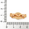 925 Sterling Silver Micro Pave Clear Cubic Zirconia Fold Over Clasps STER-U001-14G-3