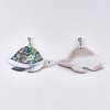 Mixed Shell Pendants SHEL-S275-17-2