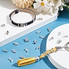 Tibetan Style Alloy Alphabet Slide Charms TIBEP-PH0004-49AS-5