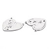 Non-Tarnish 304 Stainless Steel Pendants STAS-N095-035-2