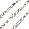 304 Stainless Steel Figaro Chains CHS-A016-75P-A-1