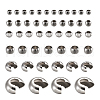 304 Stainless Steel Crimp Beads STAS-TA0004-11P-2