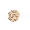 Vintage Ethnic Style Hollowed-out Flower Zinc Alloy Rhinestone Rings PS7884-2-3