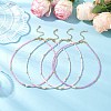 4Pcs 4 Colors Natural Cultured Freshwater Pearl & Glass Seed Beaded Necklaces NJEW-JN05234-1
