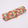 Heart Embroidered Polyester Ribbon OCOR-WH0060-07-1