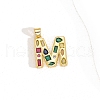 Brass Micro Pave Cubic Zirconia Pendants PW-WG10C3A-01-1