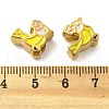304 Stainless Steel European Beads STAS-D369-01G-3