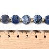 Natural Dumortierite Beads Strands G-B094-A36-01-5