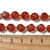 Natural Carnelian(Dyed & Heated) Beads Strands G-K387-A12-02-5