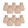 Burlap Packing Pouches Drawstring Bags ABAG-PH0001-18x13cm-05-1