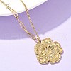 304 Stainless Steel Pendant Necklaces for Women NJEW-D312-02C-G-3