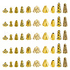 Tibetan Style Alloy Bead Cap PALLOY-TA0001-53-3