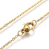 304 Stainless Steel Pendant Necklaces NJEW-F275-19G-4