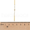 304 Stainless Steel Rectangle Link Chain Y Necklaces for Women NJEW-Z085-02G-3