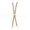 Twisted Nylon Cord Silder Bracelets DIY-B066-03G-21-1