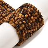 Natural Tiger Eye Beads Strands G-G259-C01-4x4mm-2