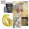 ARRICRAFT Synthetic Ocean White Jade(Rain Flower Stone) Beads Strands G-AR0003-20-5