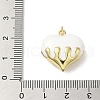 Rack Plating Brass Enamel Pendants KK-S366-05G-01-3