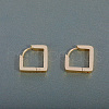 Square Stainless Steel Hoop Earrings GQ3183-3