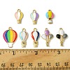 24Pcs 8 Styles Alloy Enamel Pendants ENAM-FS0001-74-5