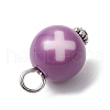 Alloy & Acrylic Pendants PALLOY-JF03884-01-5