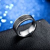 201 Stainless Steel Finger Rings for Men FS-WGEC394-04-2