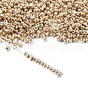Electroplate Glass Seed Beads X-SEED-Q003-1-4